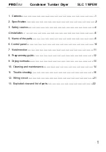 Preview for 2 page of Proline SLC 116PEW Service Manual