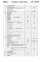 Предварительный просмотр 3 страницы Proline SLC 116PEW Service Manual