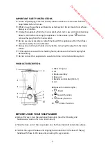 Предварительный просмотр 6 страницы Proline SP1350 Operating Instructions Manual