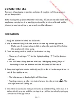 Preview for 6 page of Proline TOAST51 Operating Instructions Manual