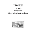 Proline TTR 60WP Operating Instructions Manual предпросмотр