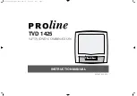 Proline TVD 1425 Instruction Manual preview