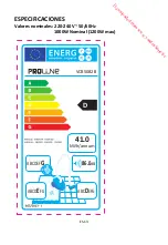 Preview for 57 page of Proline VCBS0828 Operating Instructions Manual