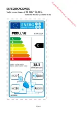 Preview for 58 page of Proline VCBS2225 Operating Instructions Manual