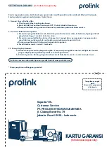 Предварительный просмотр 11 страницы PROLiNK DL-7302 Quick Installation Manual