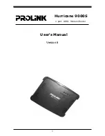 Preview for 1 page of PROLiNK Hurricane 9000S User Manual