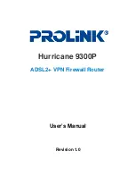 PROLiNK Hurricane 9300P User Manual preview