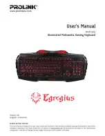 PROLiNK PKGM-9301 Egregius User Manual preview