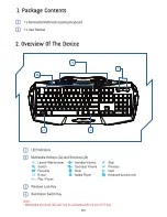 Предварительный просмотр 3 страницы PROLiNK PKGM-9301 Egregius User Manual