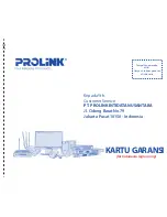 Предварительный просмотр 17 страницы PROLiNK PPL1501N Quick Start Manual