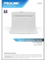 PROLiNK PRN3002L Quick Installation Manual предпросмотр