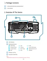 Preview for 3 page of PROLiNK Velifer PKGM-9101 User Manual