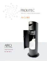 Предварительный просмотр 1 страницы Prolitec AirQ 880 Original Instructions Manual