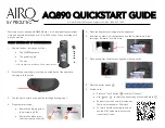 Preview for 1 page of Prolitec AIRQ AQ890 Quick Start Manual