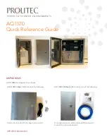 Prolitec AQ1570 Quick Reference Manual preview