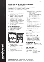 Preview for 2 page of prologue 1052HIC Quick Start Manual