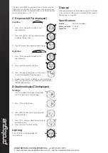 Preview for 2 page of prologue 36-4045 Quick Start Manual