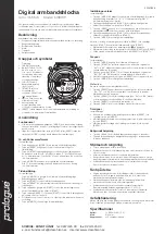 Preview for 2 page of prologue MR8018 Operating Instructions