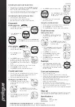 Preview for 2 page of prologue YP04238/02 Instruction Manual