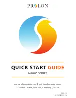 Preview for 1 page of Prolon PL-M2000-BLR Quick Start Manuals