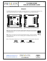 Preview for 9 page of Prolon PL-M2000 Series Hardware Manual