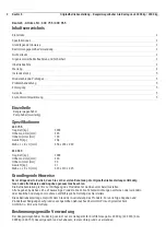 Preview for 2 page of Prolux 430 755 Operating Instruction