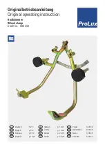 Preview for 1 page of Prolux 600 245 Operating Instruction