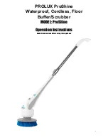 Prolux proshine Operation Instructions Manual preview