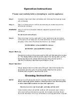 Preview for 2 page of Proluxe ProGrill Taco Bell SL1266TB Operation Instructions Manual