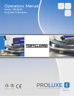 Preview for 1 page of Proluxe TORTILLAPRO DP2000PB Operation Manual