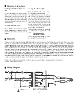 Предварительный просмотр 4 страницы Proma A-5120 Installation & Owner'S Manual