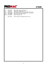 Preview for 28 page of Promac 378VB Operating Instructions Manual