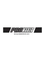 Предварительный просмотр 14 страницы Promaker PRO-TP850KIT User Manual