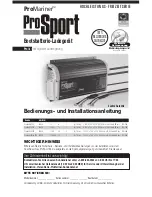 Preview for 65 page of ProMariner ProSport12 PFC Owner'S Manual And Installation Manual