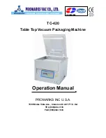 PROMARKS TC-420 Operation Manual предпросмотр