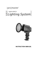 Promaster Duolight 250 Hybrid HDSLR Instruction Manual предпросмотр