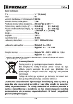 Preview for 153 page of PROMAT 4000821885 Original Instruction Manual