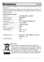 Preview for 15 page of PROMAT 4000877150 Original Instruction Manual