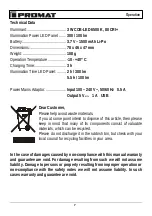 Предварительный просмотр 11 страницы PROMAT 4000877173 Original Instruction Manual