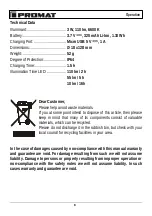 Preview for 12 page of PROMAT 4000877174 Original Instruction Manual