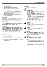 Preview for 3 page of PROMAT TROTEC BD21 Operating Manual