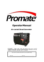 Promate 7000D ES Silent Operator'S Manual preview