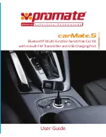 Предварительный просмотр 1 страницы Promate carMate.5 User Manual