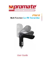 Promate FM II User Manual предпросмотр