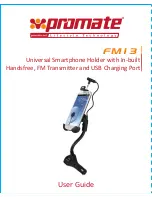 Promate FM13 User Manual preview