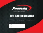 Preview for 1 page of Promate PM13500D ES Operator'S Manual