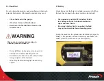 Preview for 14 page of Promate PM13500D ES Operator'S Manual