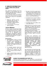 Preview for 10 page of Promate PM6100D Operator'S Manual