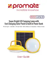 Promate SolarLamp-2 User Manual предпросмотр