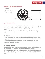 Предварительный просмотр 4 страницы Promate SolarLamp-2 User Manual